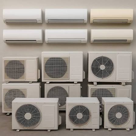 Actual stock of used air conditioners